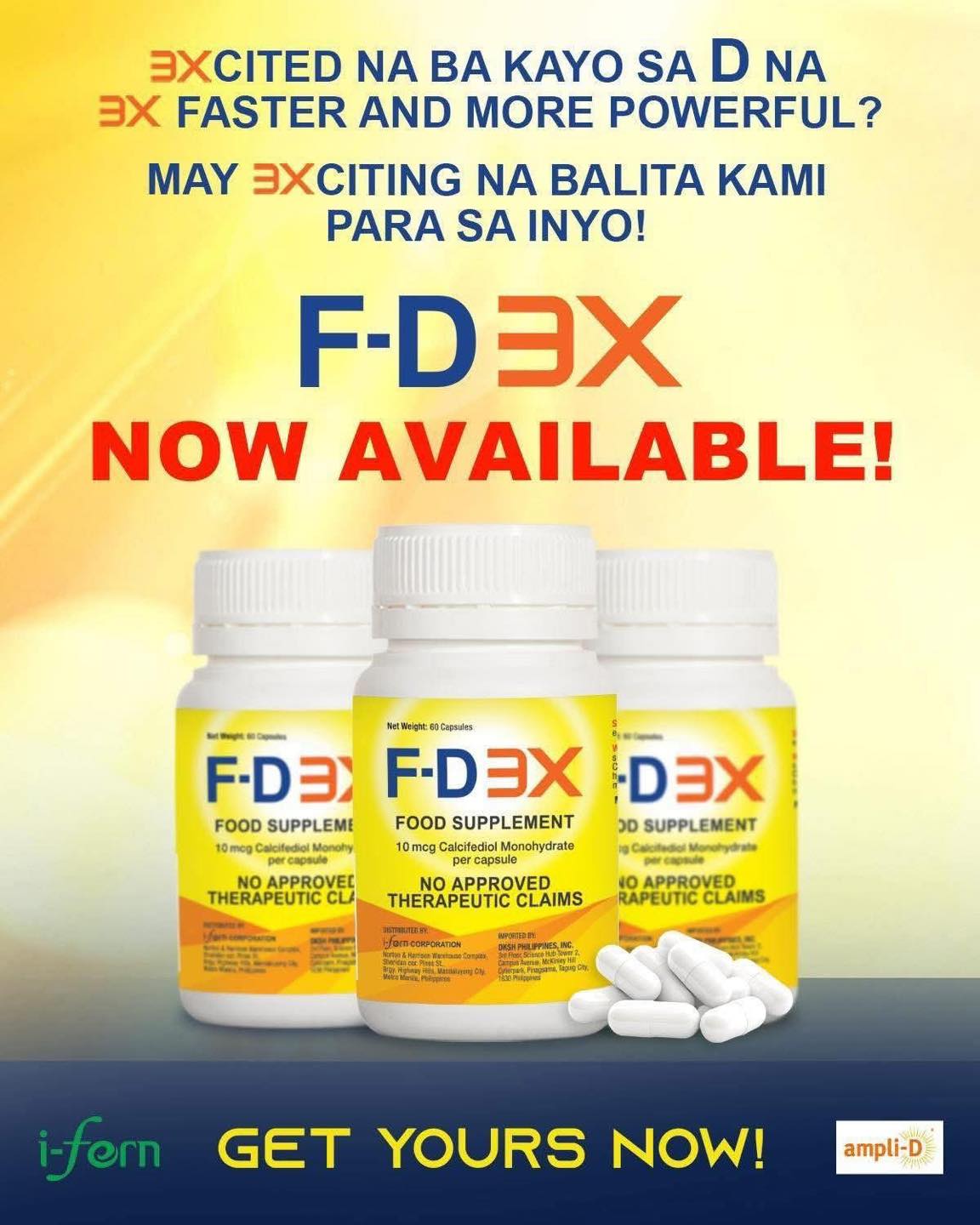 F-D3X (Calcifediol) Vitamin D Optimization