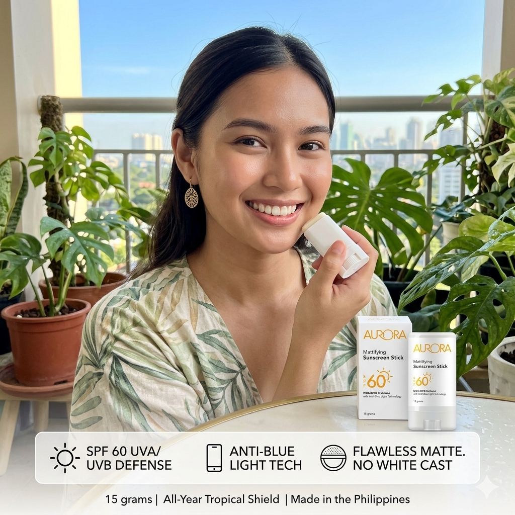 Aurora Mattifying Sunscreen Stick SPF60