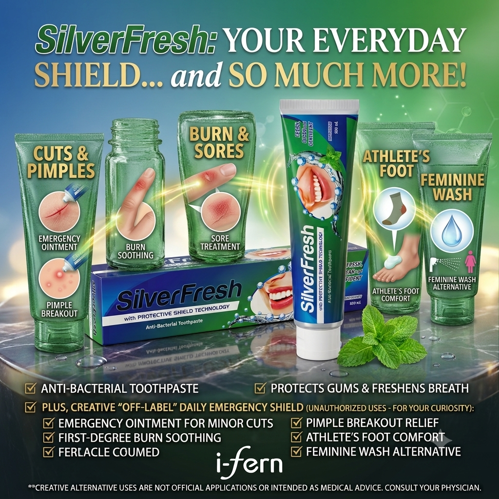 SilverFresh Anti-Bacterial Toothpaste (100ml)