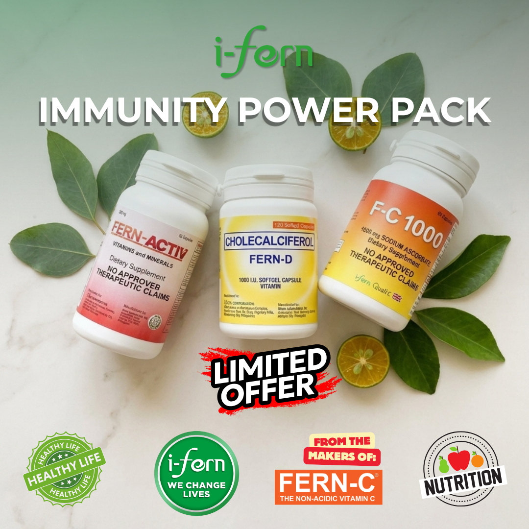 Immunity Power Pack (Fern-D 120s + Fern Activ + F-C 1000) - Save ₱500